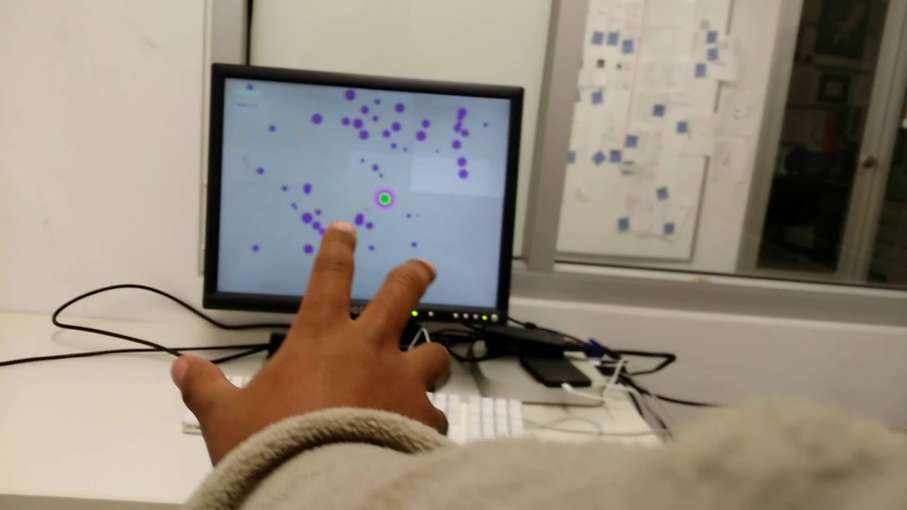 Kinect and Processing (First Attempt) - YouTube