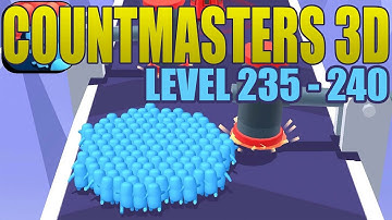 Count Masters 3D - Level 235 - 240 | Mobile Gameplay | Game for Android and iOS