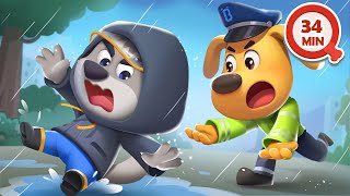 ☔️🌈 Không chơi ở dưới trời mưa ⚡️Quy tắc an toàn khi có mưa🚨👮 Cảnh sát trưởng Labrador Vietnam🚔 screenshot 4