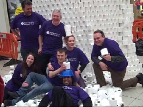 Toilet roll tower