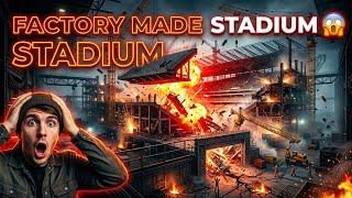 How Modern Stadiums are Built in US Factories | The Secret Engineering of US Stadiums | Us stadium |