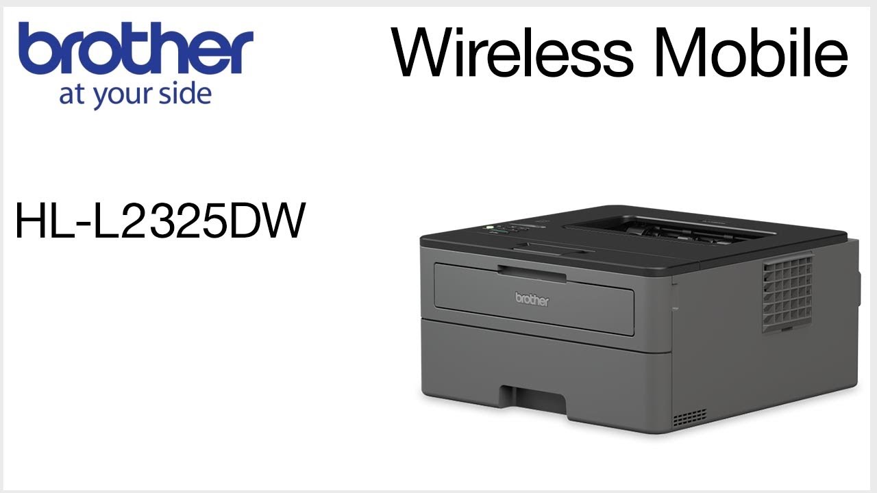 Brother HL- L2350DW Laser Printer Unboxing and Wireless Setup