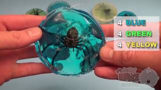 Learn Colours With Ooze and Spider Putty! Fun Learning Contest!
