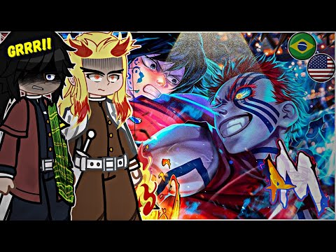 Hashiras React a M4rkim - Castelo Infinito 2 (Akaza x Tanjiro e Tomioka)