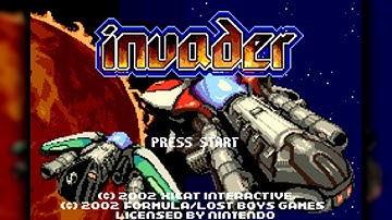 Invader gameplay video (GBA)