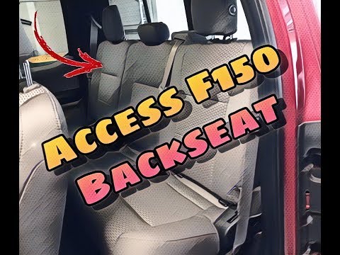 How To Fold Down The Backseat On a Ford F150 