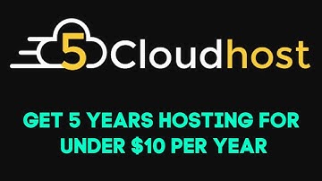 5CloudHost Review - Get 5 Years Hosting For Under $10 Per Year