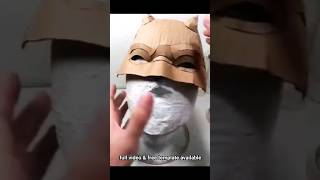 Cardboard Daredevil Mask #cosplay #timelapse #diy #howto