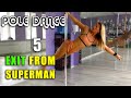 Pole Dance 5 EXITS from SUPERMAN (Pole Dancing tutorial)