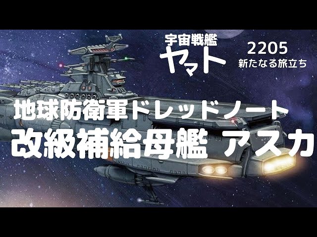 1/1000 地球防衛軍ドレッドノート改級補給母艦 アスカ｜バンダイ