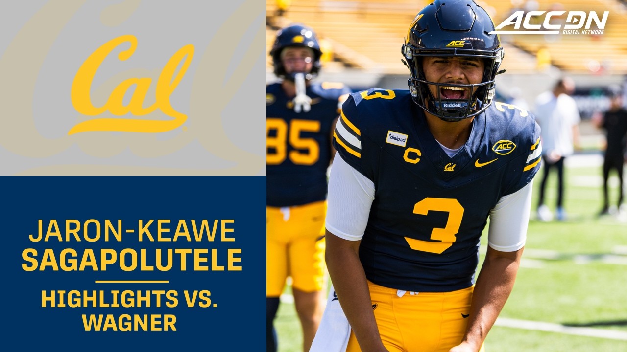 Cal QB Jaron-Keawe Sagapolutele Highlights vs. Wagner