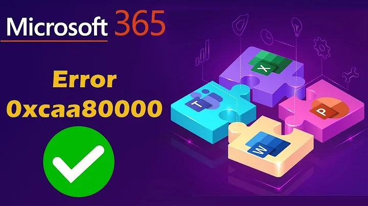 Fix Microsoft Error 0xcaa80000 in Teams or Outlook 🔥 Fix Microsoft Teams Issues