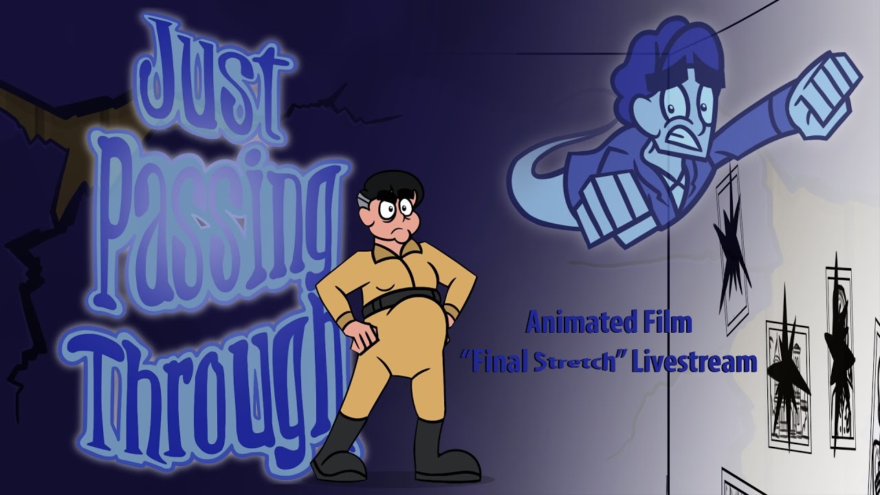 "Just Passing Through" Animated Film - "Final Stretch" Character Pose and Background Stream 2