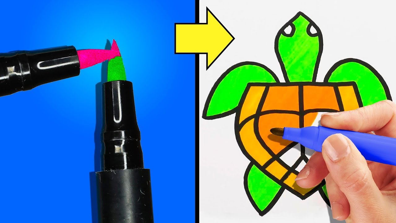 22 FUNNY DRAWING TRICKS FOR EVERYONE