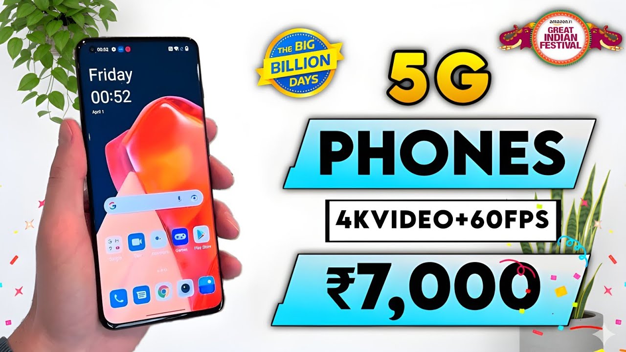 Top 4 Best 5G Smartphone Under 7000 in 2025 | Best 5G Phone Under 7k