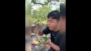 Video Pria Makan Makanan Sesajen di Sendang hingga Kuburan Viral di TikTok