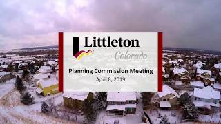 Planning Commission Regular Meeting, Officer Election, Study Session - 4/8/2019