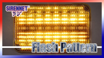 Flash Pattern: Whelen 600 Series Linear Super-LED Lighthead