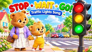 🚦Stop, Wait, Go Traffic Light Song For Kids Learn Road Safety With Toto
