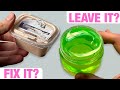 Fixing slime from shein  slime makeovers