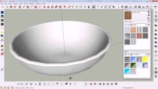 How To Create realistic Bowl/Utensils in sketchup
