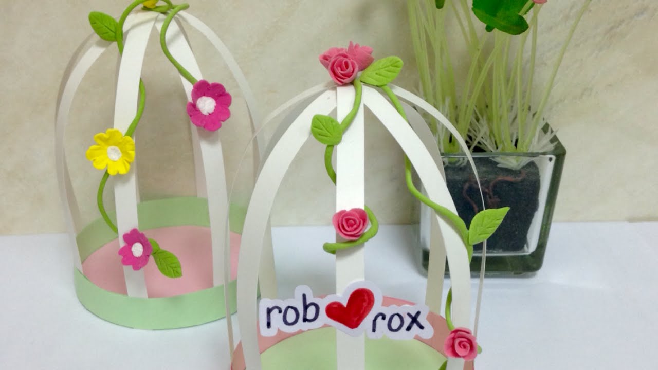 Create Adorable Paper Cages DIY Crafts Guidecentral YouTube