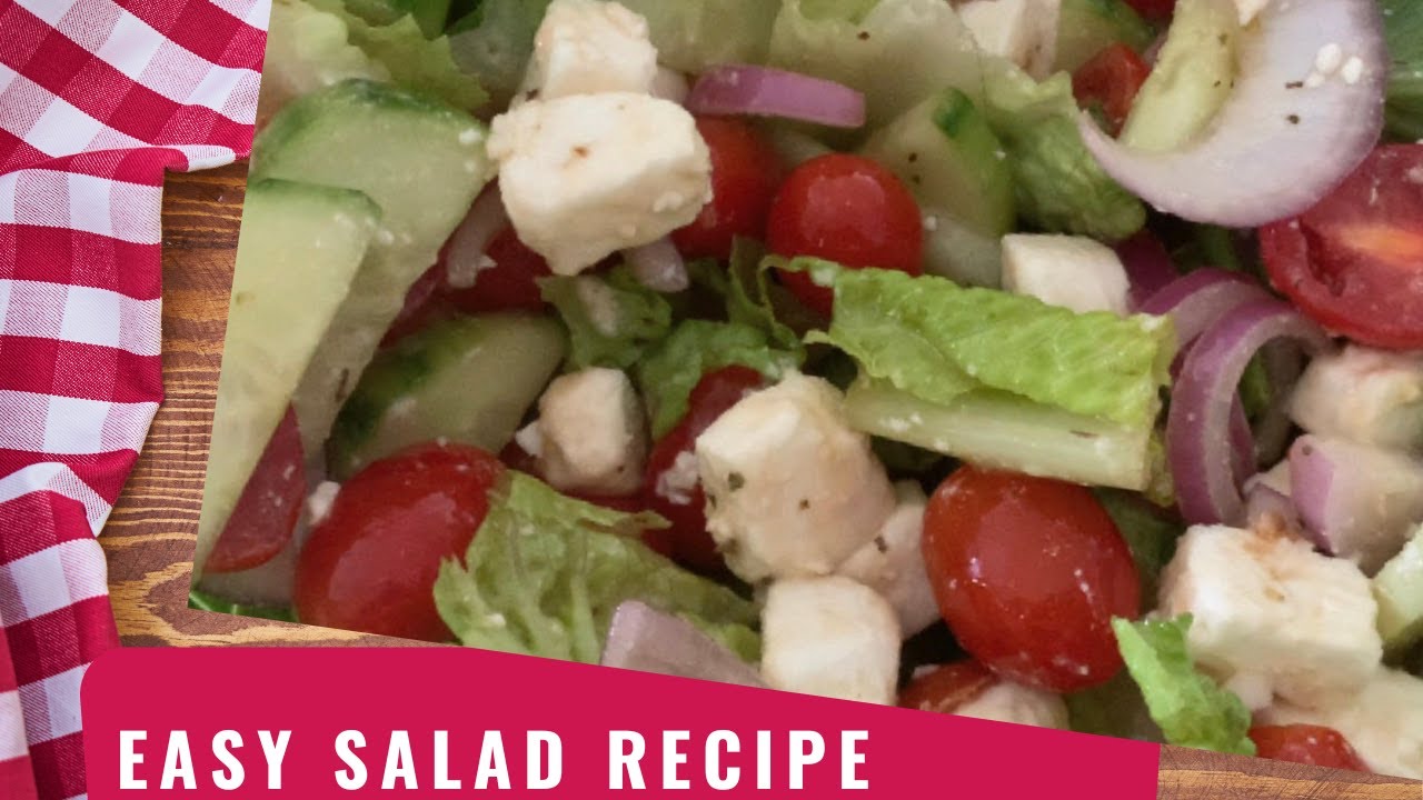 Easy Green Salad Recipe YouTube