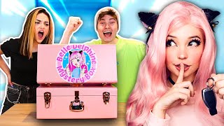 My GIRLFRIEND Reacts To Belle Delphine Mystery Box