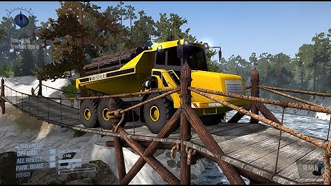 Spintires Mudrunner log load Truck Driving in Deef Snow | Mudrunner | Engineer Mohammad Talha