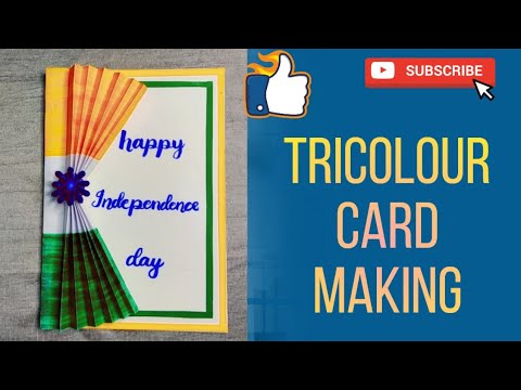 #independenceday card || tricolour card making for Independence / Republic day, for school activity. @sumanart