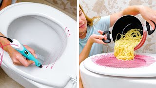 🚽💡 Brighten Up Your Bathroom Routine With These Smart Hacks!