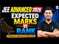 JEE Advanced 2026 Expected Marks 🆚 Rank | Complete Analysis & Prediction 📊 | JEE Cutoff | IIT JEE
