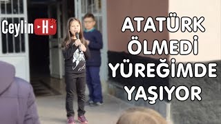 Ceylin 'in 10 Kasım Okul Performansı ( Atatürk Ölmedi Şarkısı ) Resimi