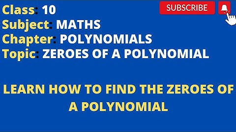 Polynomials | 2022-23 | Class 10 Maths Chapter 2 | Part-1 | #Maths #CBSE #Class-10