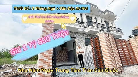 [ Nam Bất Động Sản Cần Giuộc ] Bán Căn Nhà 1 Trệt 1 Lầu Nằm Thị Trấn Cần Giuộc Mới Xây 2023