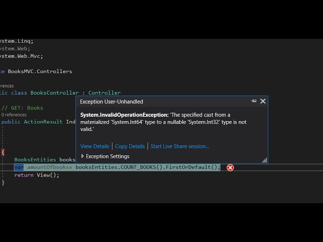 C# | SOLVED | The specified cast from a materialized 'System.Int64' ... is not valid - YouTube C# | Solved | The Specified Cast From A Materialized 'System.Int64' ... Is Not Valid - Youtube