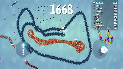 Snake.io  Orca 4,100+ Score GamePlay Top 10 King Snake  Snake io  Walkthrough (Android) #01