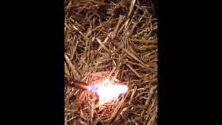 New Dry Straw Fire Test