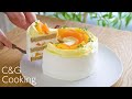 紅茶とオレンジのショートケーキの作り方 / お菓子作り / 紅茶 スポンジケーキ スイーツ / オレンジ ケーキ