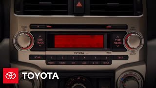 A guide to the audio system in 2010 4runner. disclaimers:
http://bit.ly/kxkq9 toyota usa subscribe:
http://bit.ly/toyotasubscribe about toyota: we’re ...