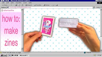 making zines like it’s 2004 again (+ tour)