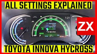 A Complete Guide to All Settings Explained Toyota Innova Hycross ZX O Top Model Hybrid 2024 #toyota screenshot 2