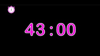 43 minute timer : countdown 43 minute timer