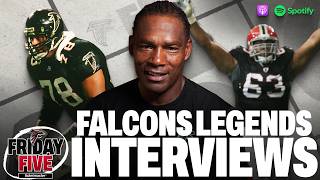 Falcons Legends Jessie Tuggle, Mike Kenn, & Justin Blalock join the show!! | Friday Five Podcast