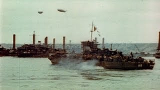 HD Stock Footage WWII Color Normandy - Omaha Beach Vol. 1