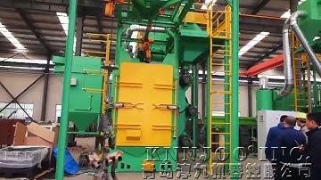 hook type shot blasting machine