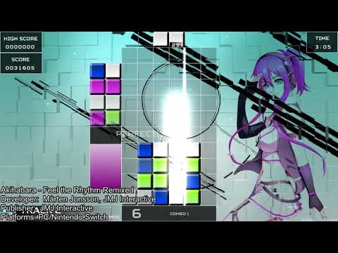 Gameplay Video: Akihabara - Feel the Rhythm Remixed (PC)