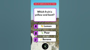 Which fruit is yellow and bent? #quiz #fun #brainteaser #puzzle