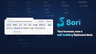Turn Any Webpage Into Flashcards with Sori screenshot 5