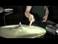 Kuppmen carbon fiber drumsticks vs wooden sticks on the ride cymbal